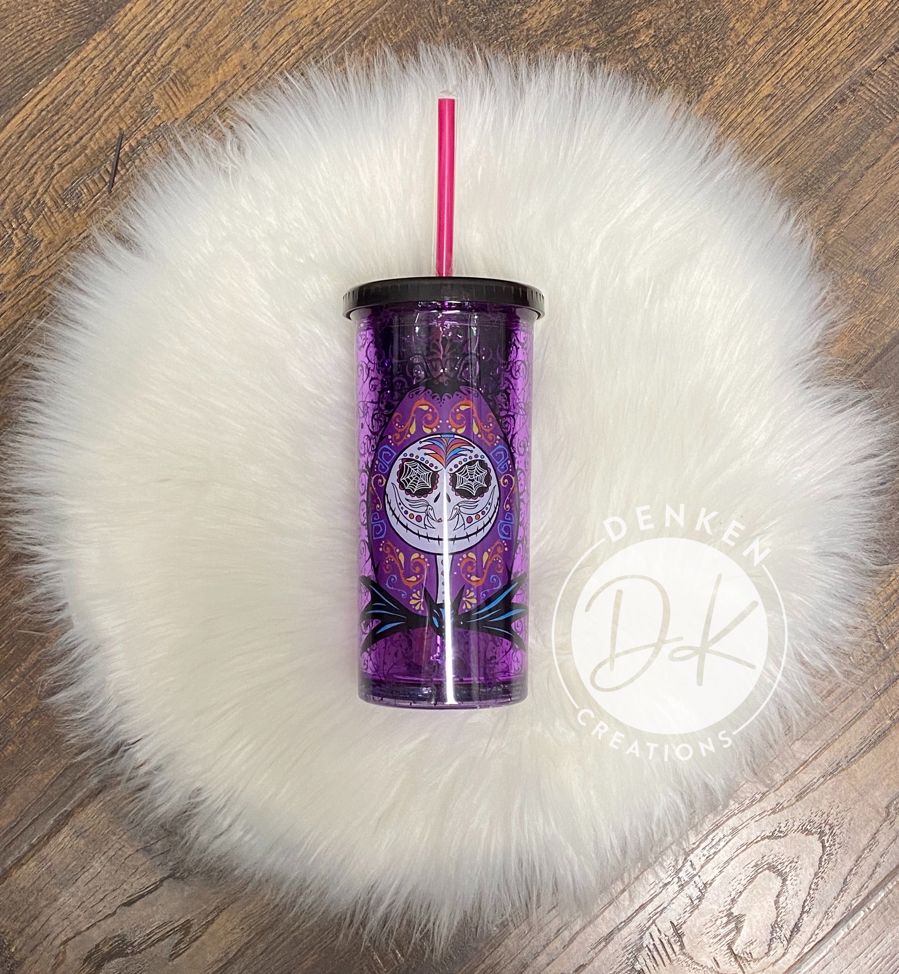 JS Glitter Tumbler - Violet